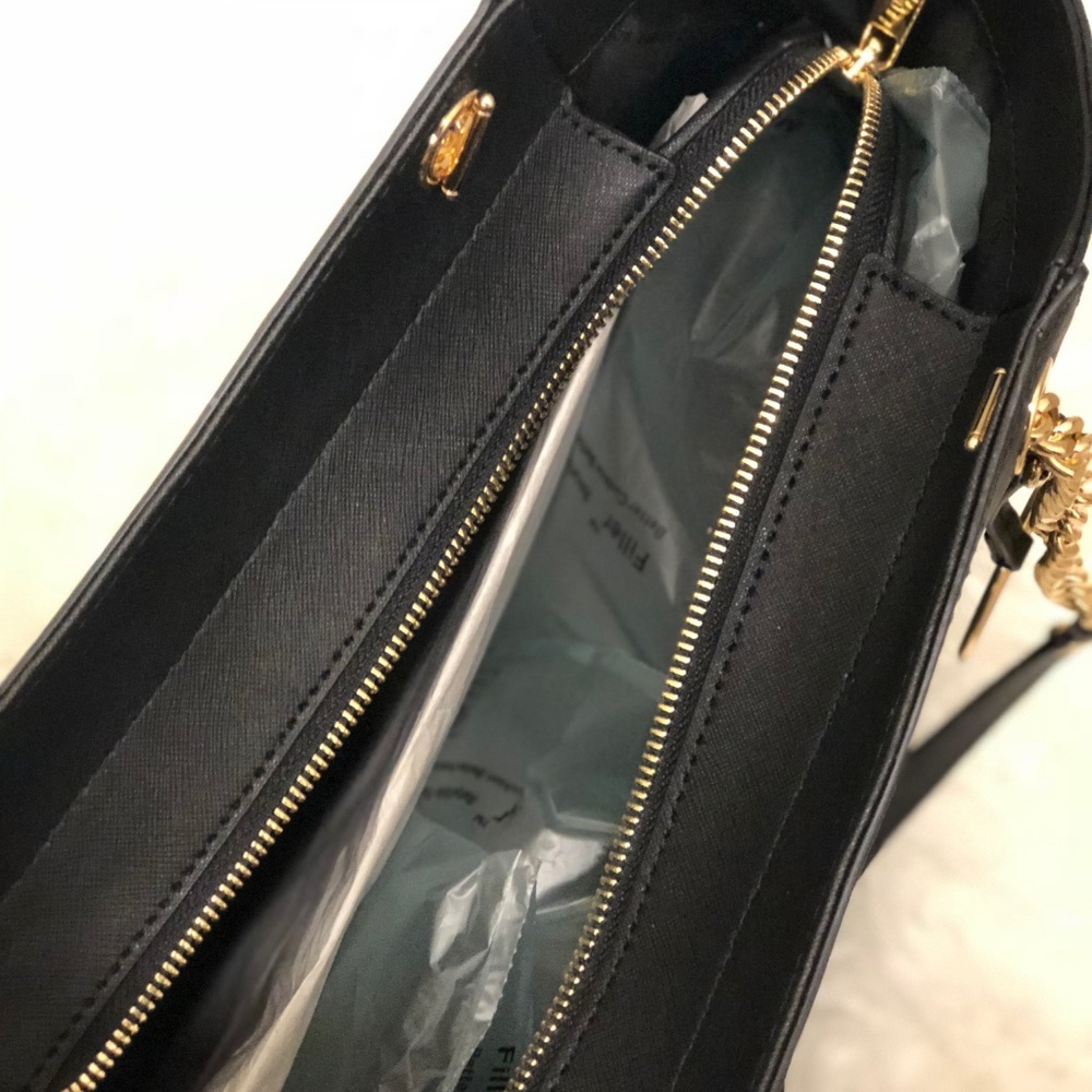 SOLD - Michael Kors Black Jet Set Travel Bag - Picture 6 of 7